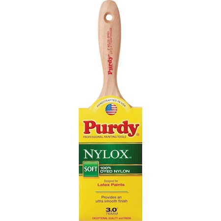Krylon Purdy Nylox Sprig 3 In. Flat Trim Soft Paint Brush 144380230